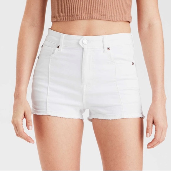 American Eagle Outfitters Pants - American Eagle Super High Waisted Shortie Shorts 0